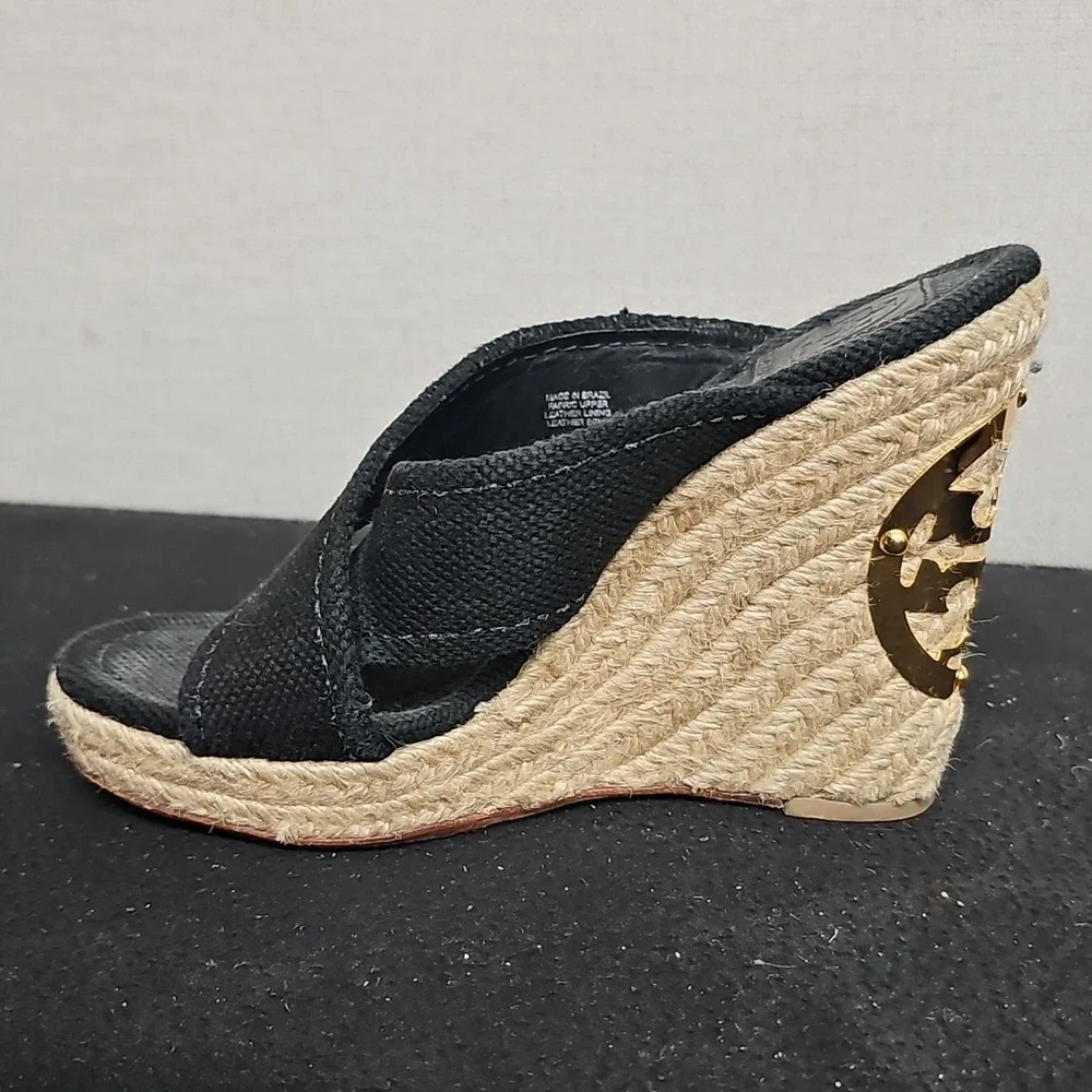 TORY BURCH KRISTEN CANVAS ESPADRILLE WEDGE BFPM-01-113